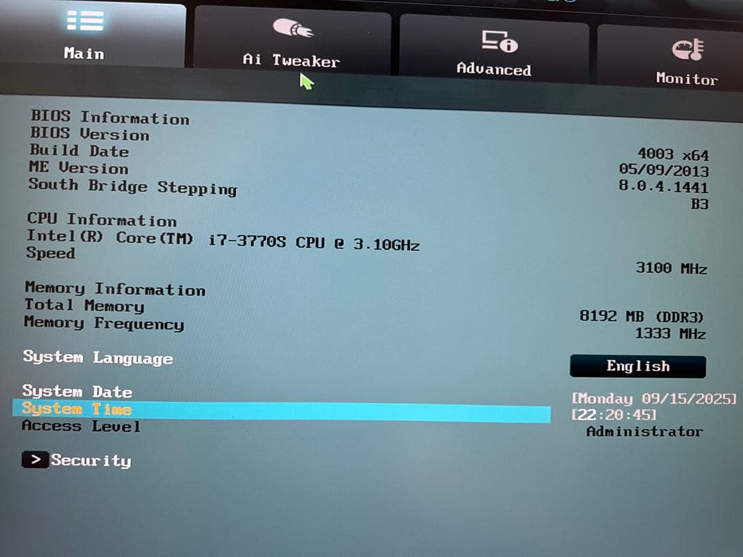 Intel PCパーツ セット