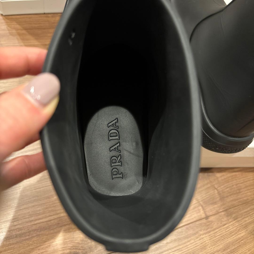プラダ　レインブーツ　38