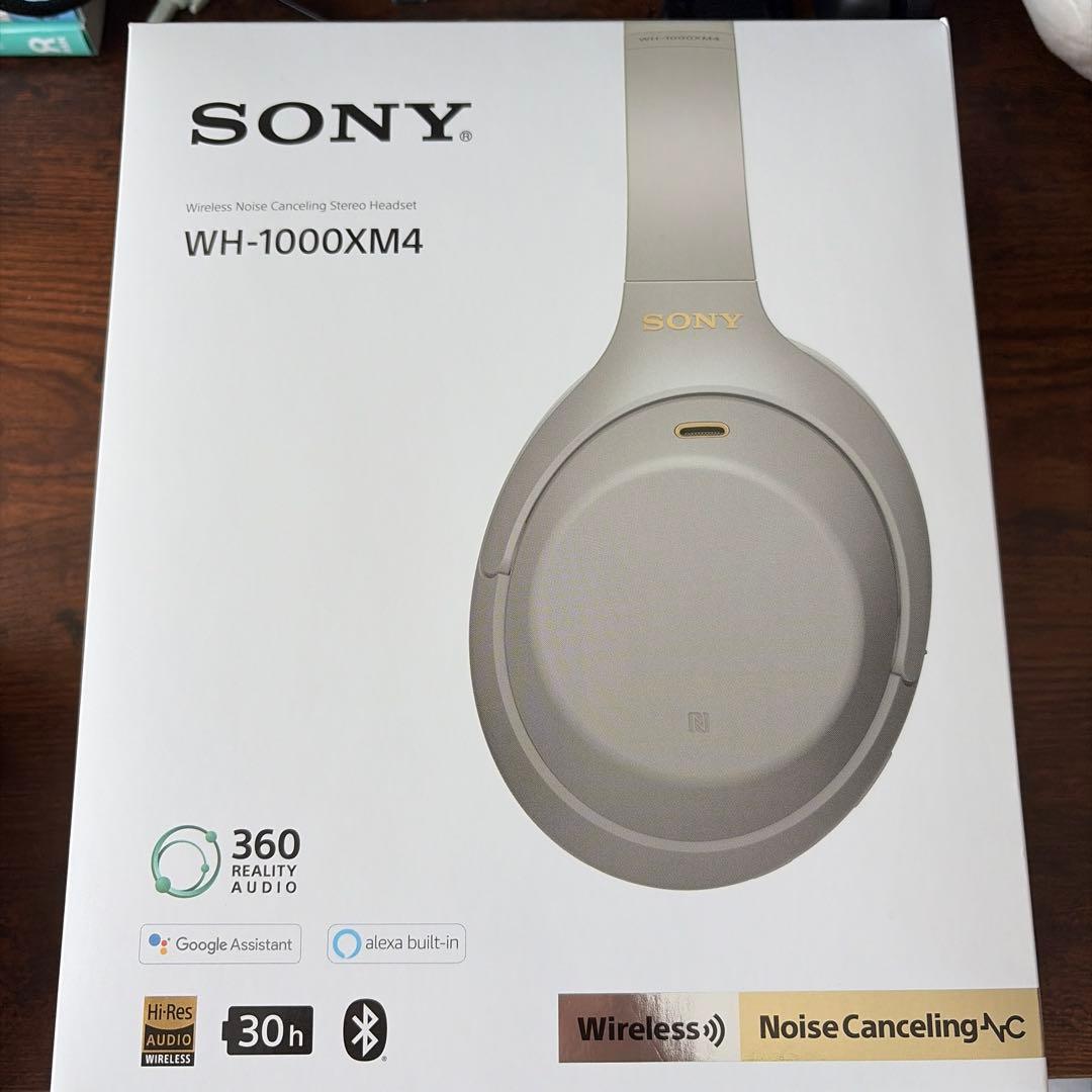 「美品」SONY WH-1000XM4 ワイヤレスヘッドホン シルバー