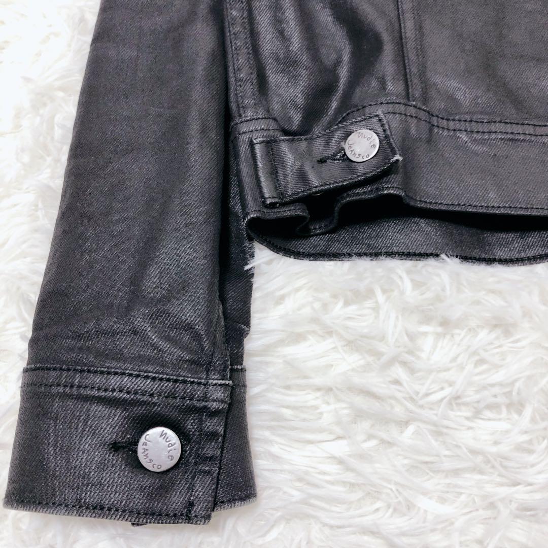 ヌーディージーンズ　Ｇジャン　コーティング加工　デニム　ジャケット　 コニー