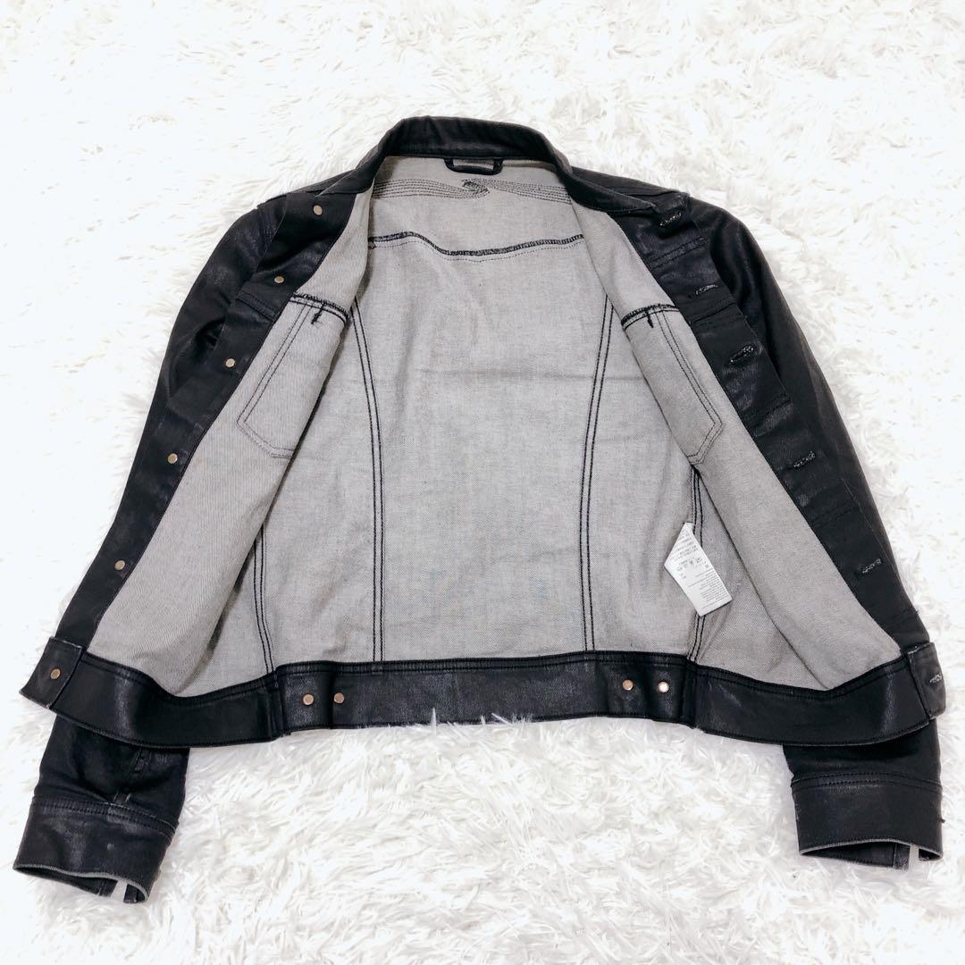ヌーディージーンズ　Ｇジャン　コーティング加工　デニム　ジャケット　 コニー