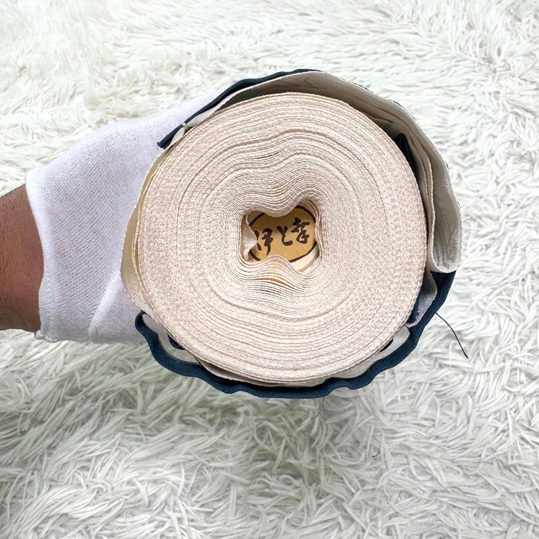 uri様 正絹 伊と幸　承華縮緬 　白生地 反物　一反 シルク100%