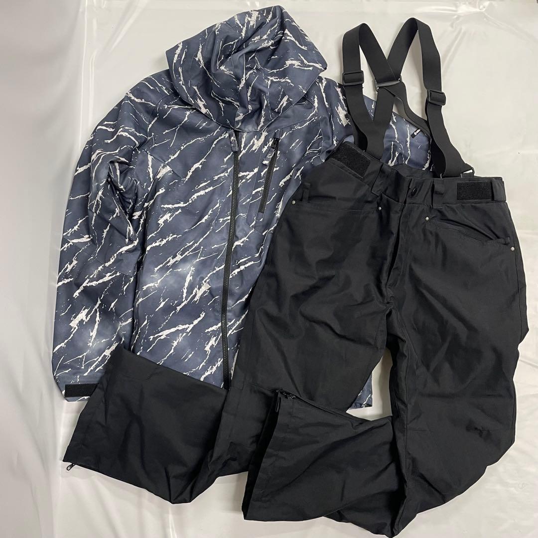 ARBN 紺 スキーウェア 上下セット LサイズAB23WW1332