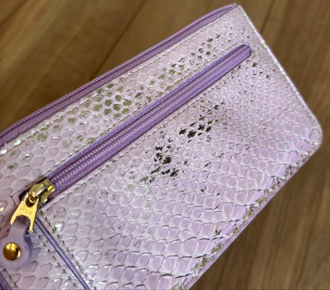 ATAO 長財布 ラベンダー　slimo(スリモ)パイソンリュクス　限定品