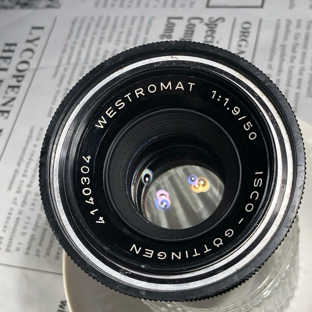 レンズ(単焦点) ISCO GOTTINGEN WESTROMAT 50mm f1.9 m42