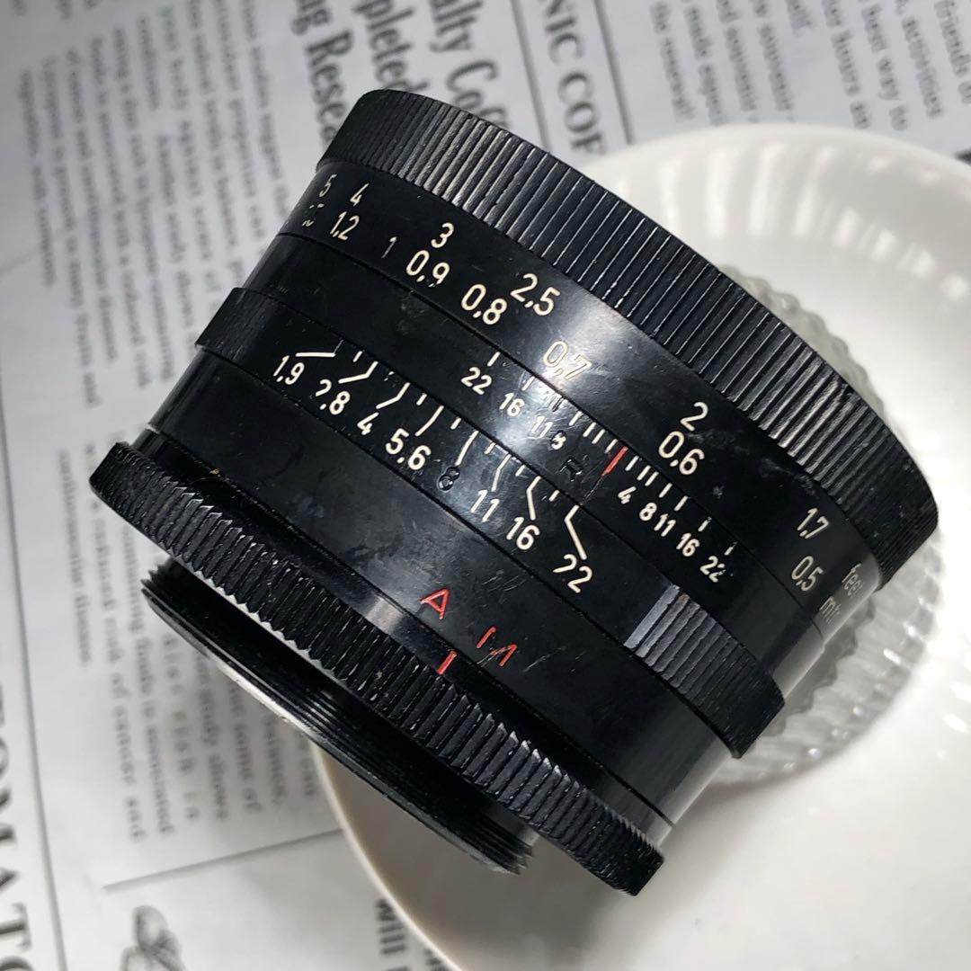 レンズ(単焦点) ISCO GOTTINGEN WESTROMAT 50mm f1.9 m42