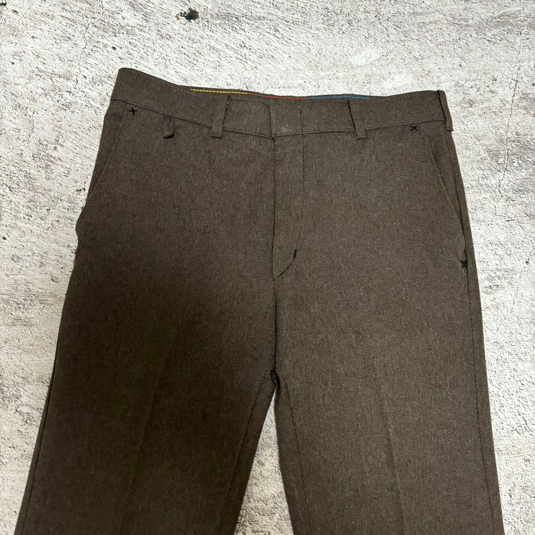 リーバイス80s LEVI'S アクションスラックス ブラウン TALON 脚長