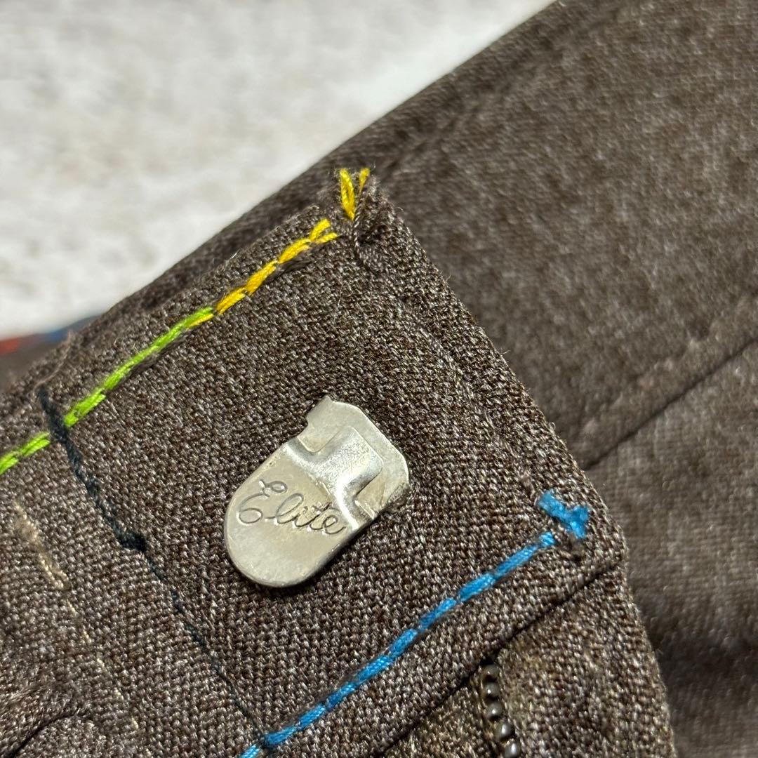 リーバイス80s LEVI'S アクションスラックス ブラウン TALON 脚長