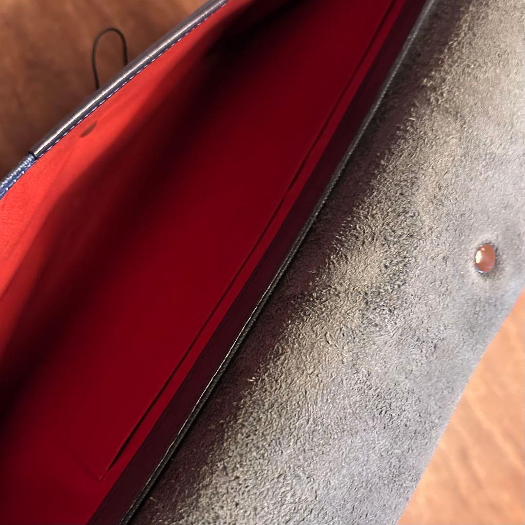 POSTALCOポスタルコリーガルエンベロープ ネイビーxブラック 廃盤品