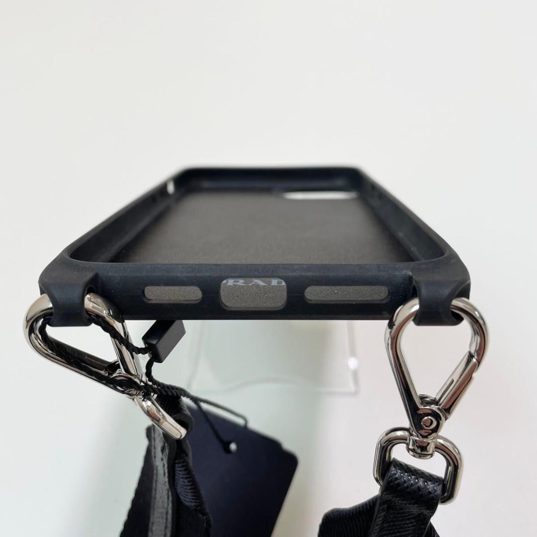 プラダ iPhone14 Plus マホケース ショルダー ブラック 新品未使用