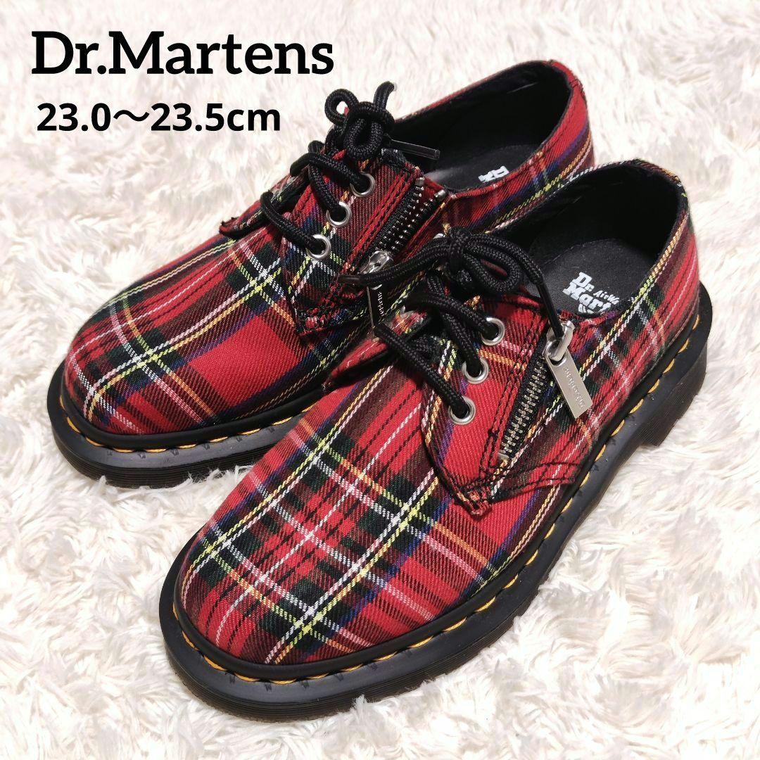 極美品✨ Dr.Martens ブーツ 3ホール 赤 タータンチェック 1461