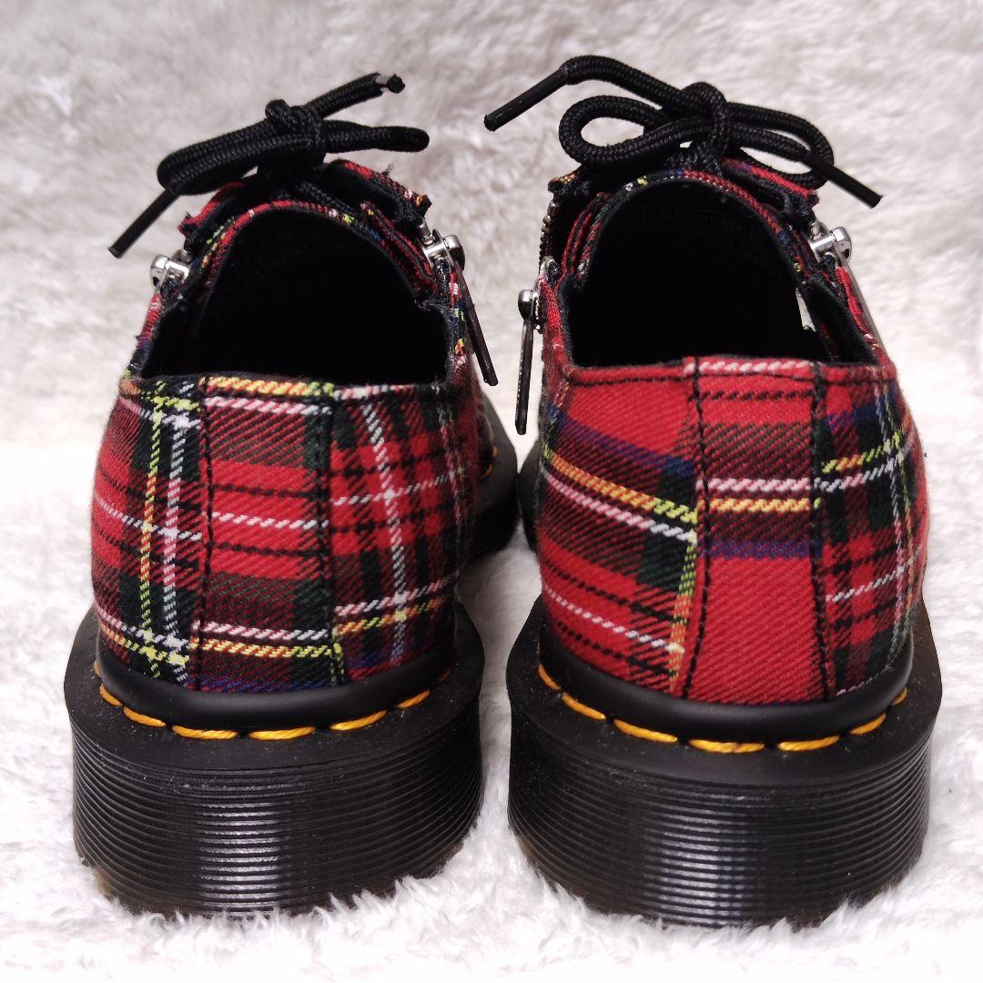 極美品✨ Dr.Martens ブーツ 3ホール 赤 タータンチェック 1461