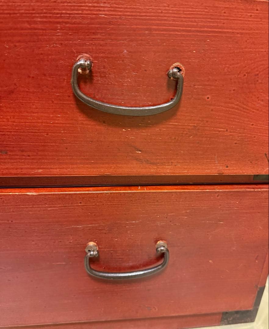 m*n様 アンティーク　スギ　高山箪笥　タンス　和タンス　ローチェスト　上段