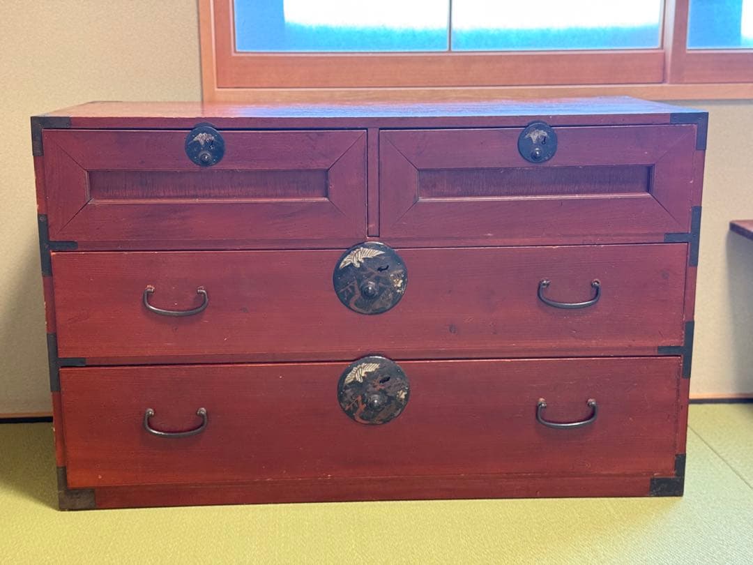 m*n様 アンティーク　スギ　高山箪笥　タンス　和タンス　ローチェスト　上段