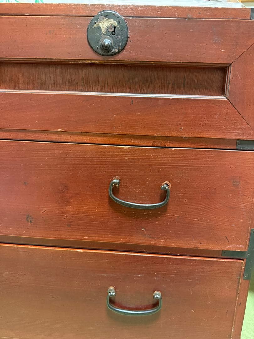 m*n様 アンティーク　スギ　高山箪笥　タンス　和タンス　ローチェスト　上段