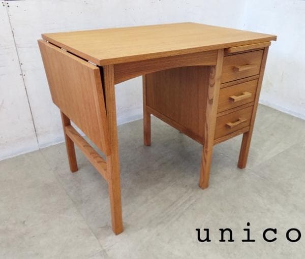 展示品■ウニコ■NOTE■オーク材■パーソナルデスク■エクステンション/伸長式