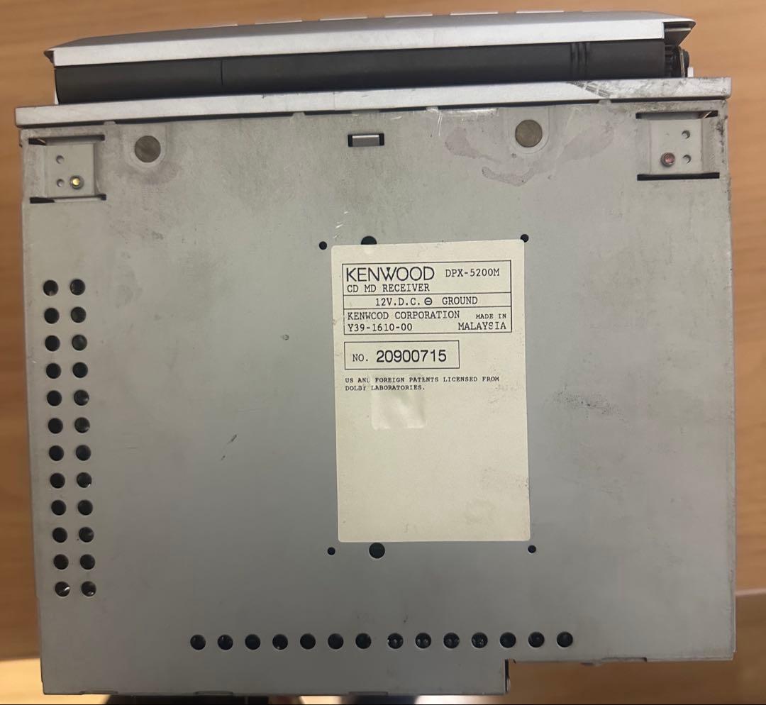カーオーディオ KENWOOD DPX-5200M CD MD 2DIN