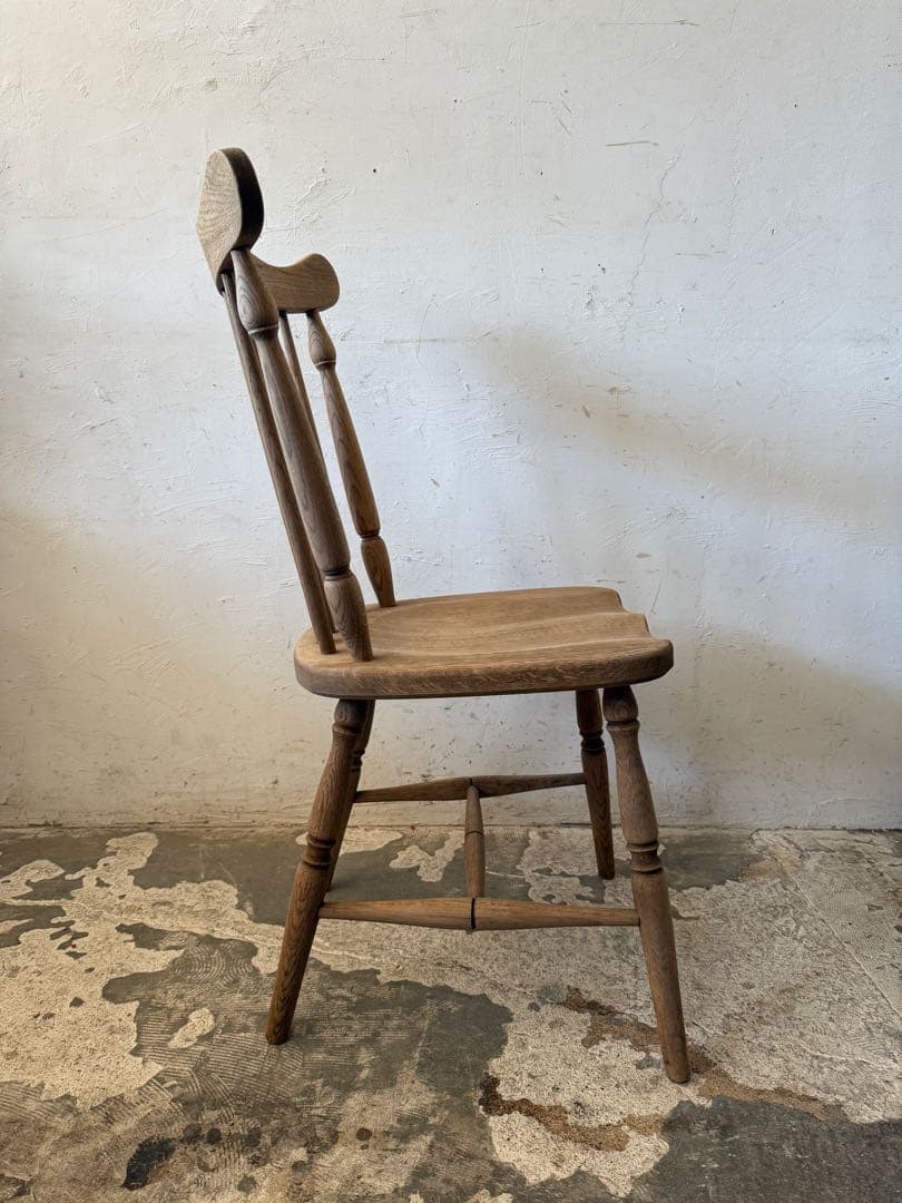 ビンテージ　ダイニングチェア　カフェチェア　剥離加工　no2
