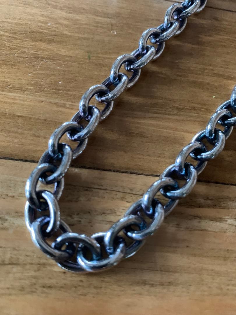 NANAさま専用　銀厚ウォレットチェーン2本 45cm 【WC015s】