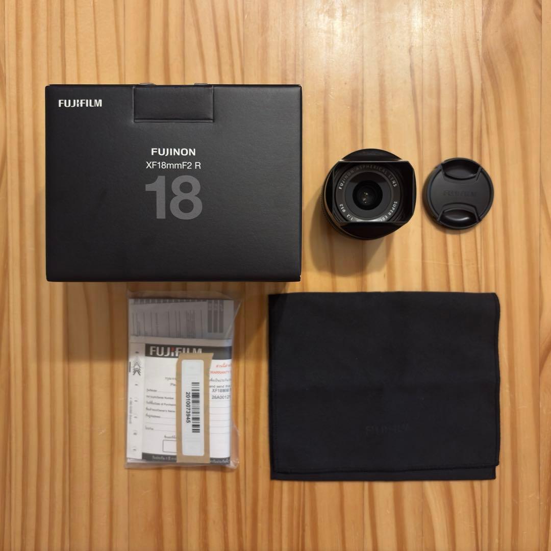 (極美品)FUJIFILM XF18mm F2 R