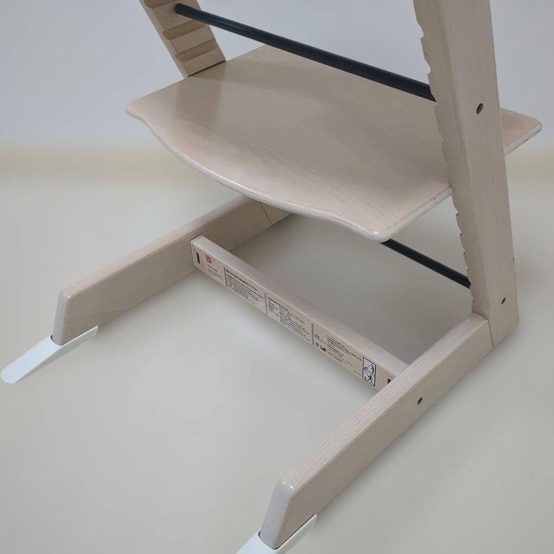 ひ*る様 STOKKE　ストッケ　トリップトラップ　ホワイトウォッシュ　ベビーセ