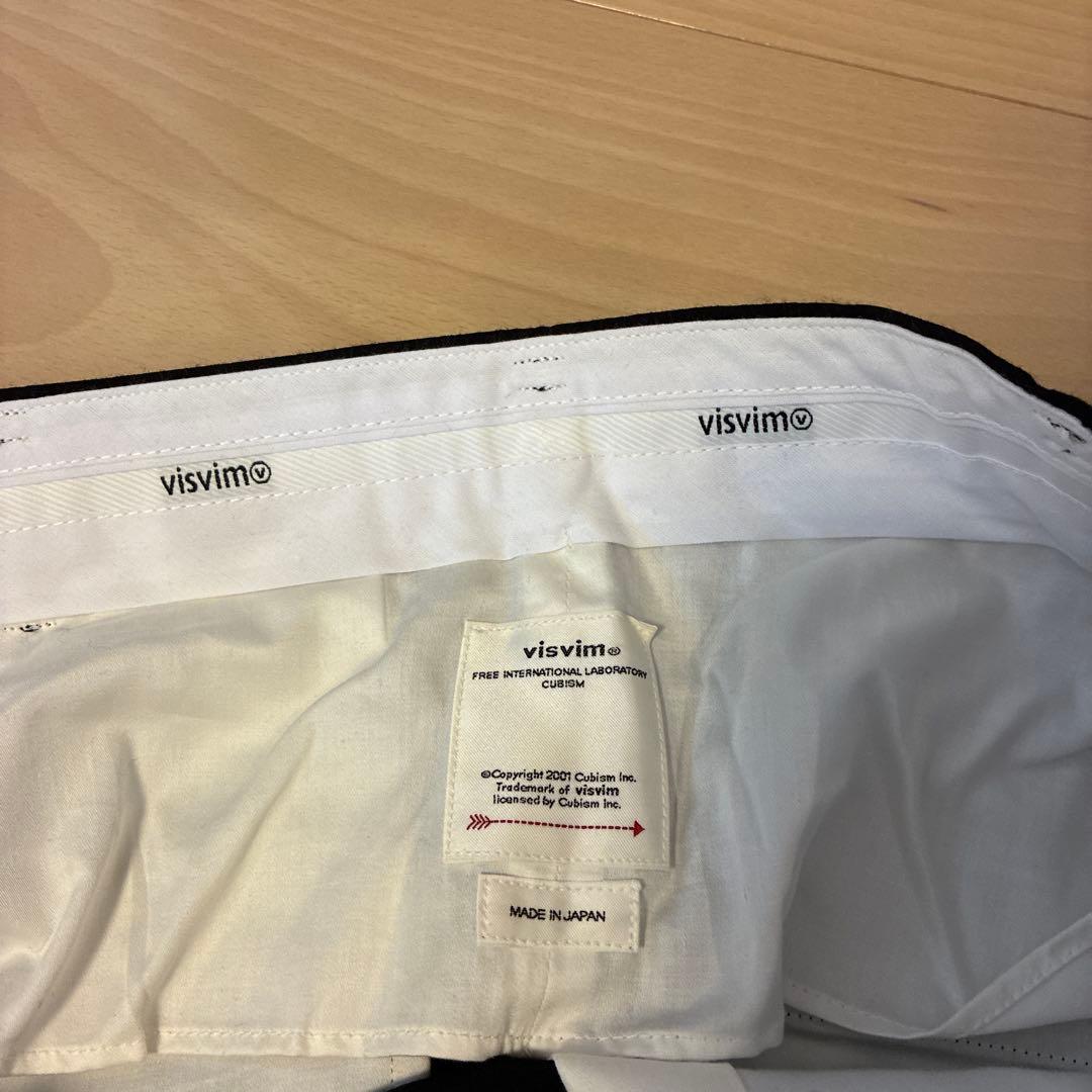 新品未使用VISVIM DALTON SLACKS黒スラックスビズビム