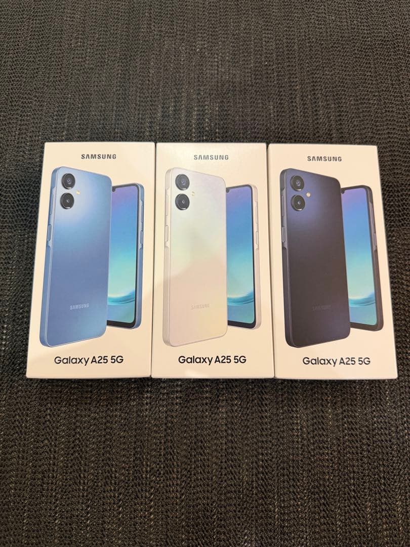 Samsung Galaxy A25 5G 本体 3色セット売り