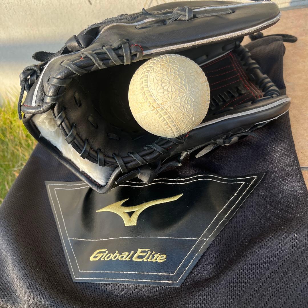 Global Elite 野球グローブ 黒
