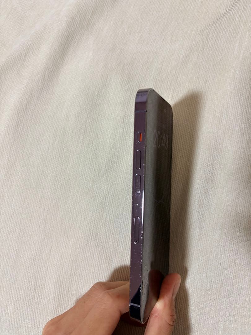 iPhone 14 Pro ディープパープル 128GB 【画面割れ】