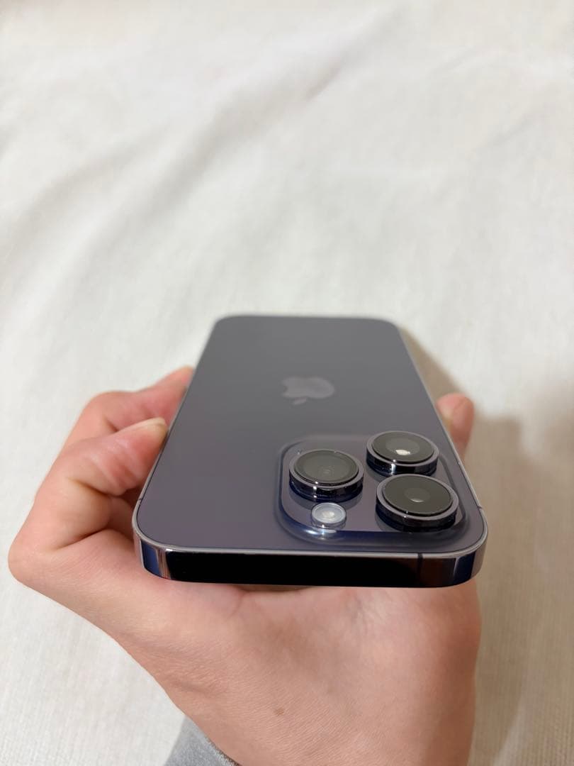 iPhone 14 Pro ディープパープル 128GB 【画面割れ】