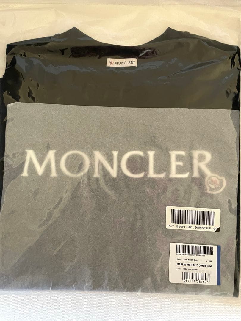 モンクレール　刺繍ロゴTシャツ　Ｍ　　新品未使用　　2024年製