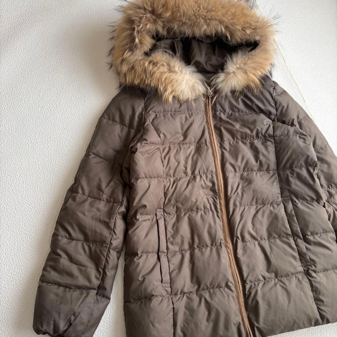 23区　3way タフタダウンライナーコートモッズコートブラウン40 洗える