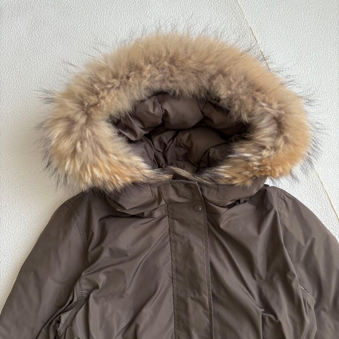 23区　3way タフタダウンライナーコートモッズコートブラウン40 洗える