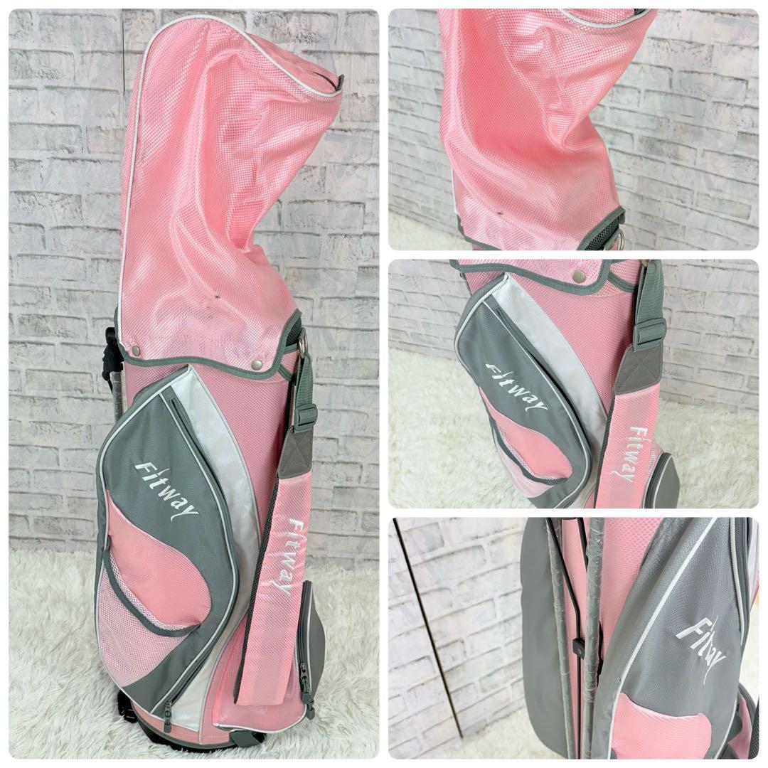 fitway レディース クラブセット ７本 ピンク 初心者 ゴルフ