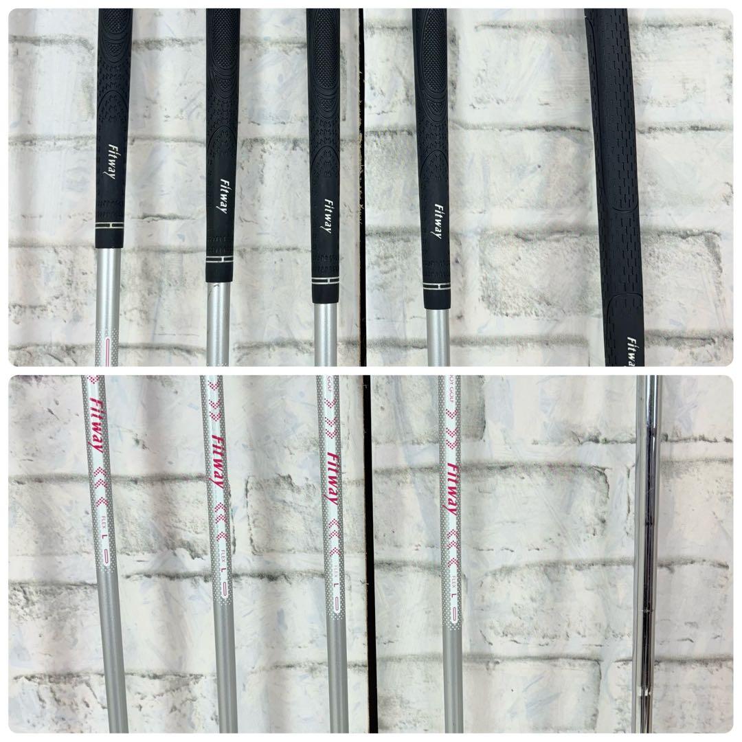 fitway レディース クラブセット ７本 ピンク 初心者 ゴルフ