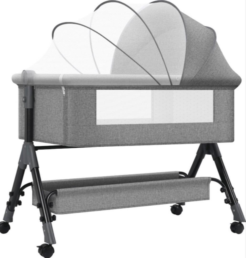 ベビーベッド キャスター付き