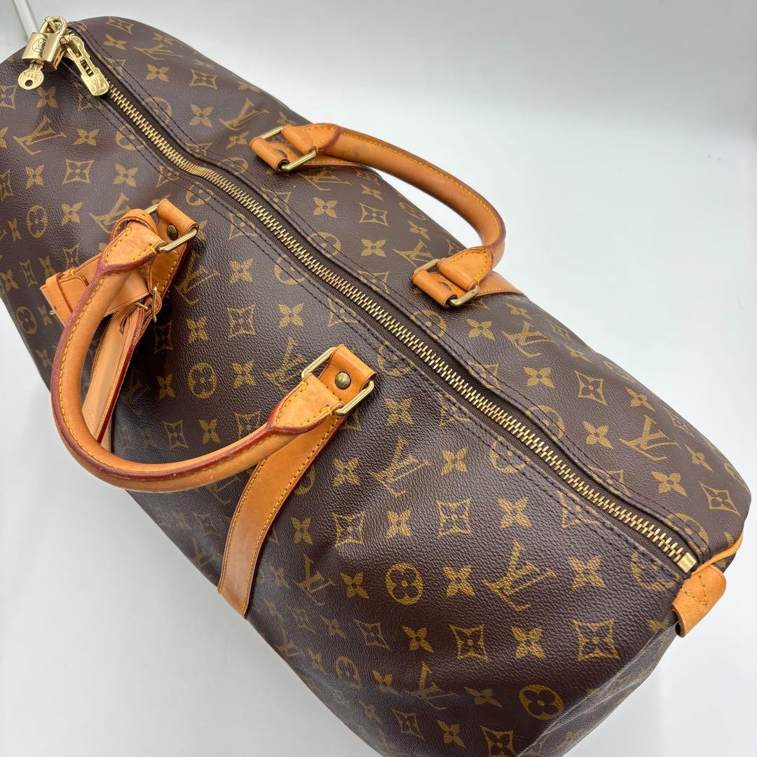 ルイヴィトン モノグラム キーポル50 レザー ボストンバッグ M41426