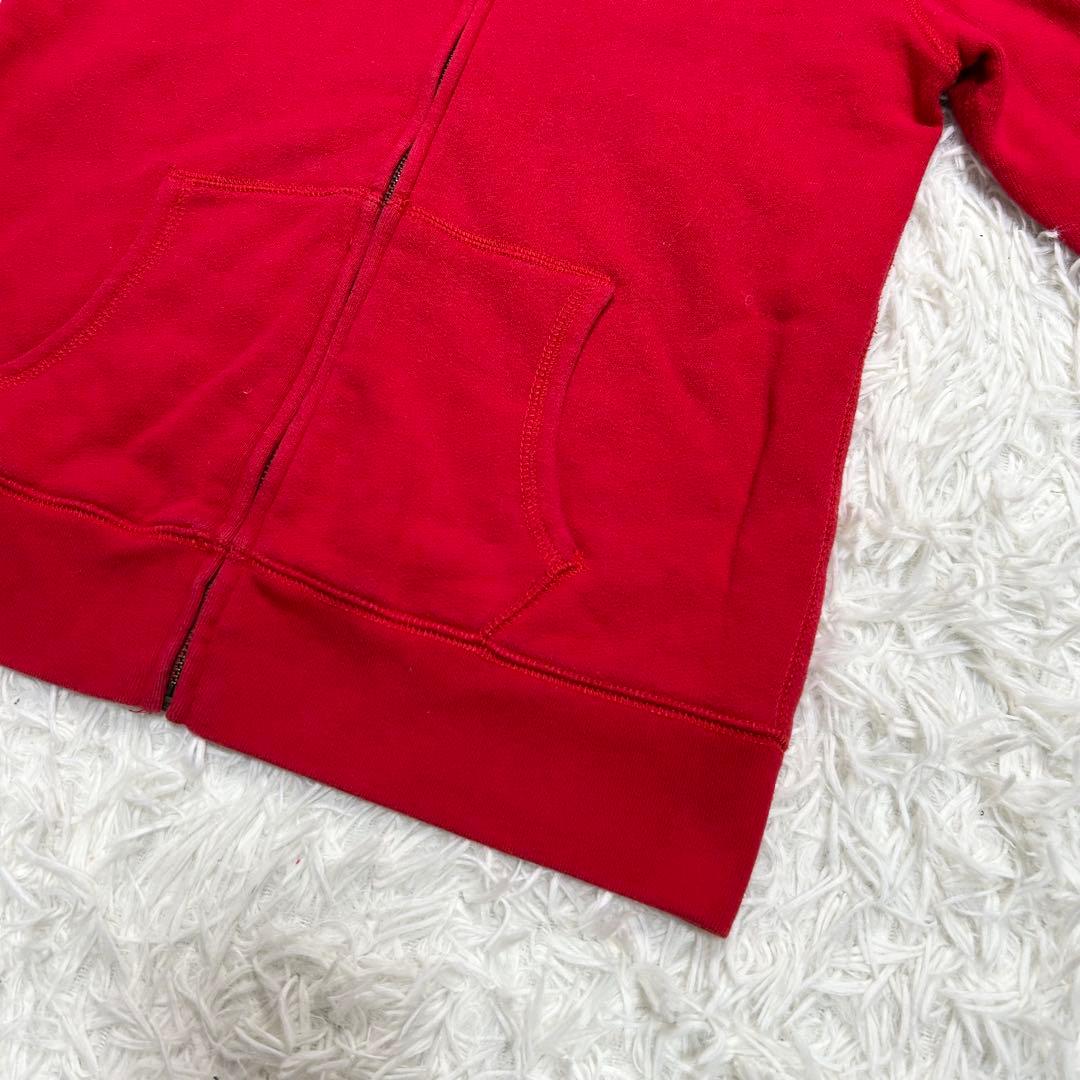 美品 ポロラルフローレン ジップアップパーカー ポニー 赤 レッド 黒 M相当