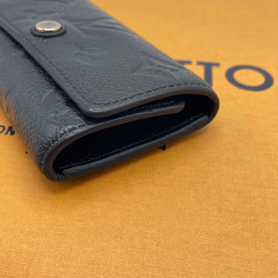 【美品】ルイヴィトン　ミュルティクレ6 アンプラント　ブラック　キーケース