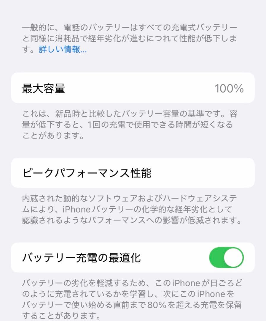 iPhone 13 256GB 充電100% SIMなし