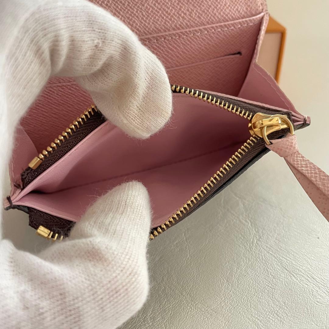 極美品　ルイヴィトン モノグラム　ポルトモネ　ロザリ　ケース　財布