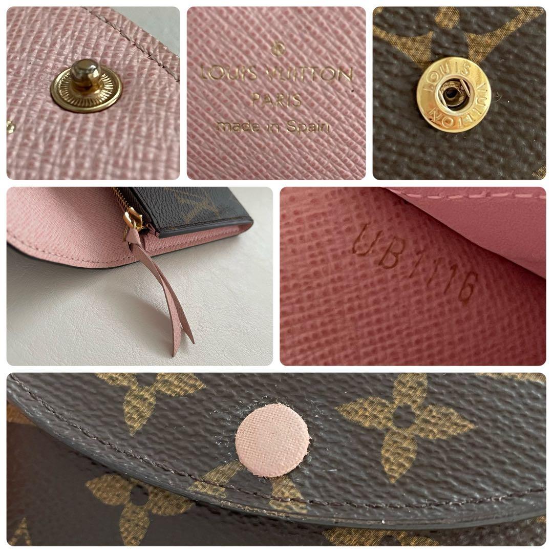 極美品　ルイヴィトン モノグラム　ポルトモネ　ロザリ　ケース　財布