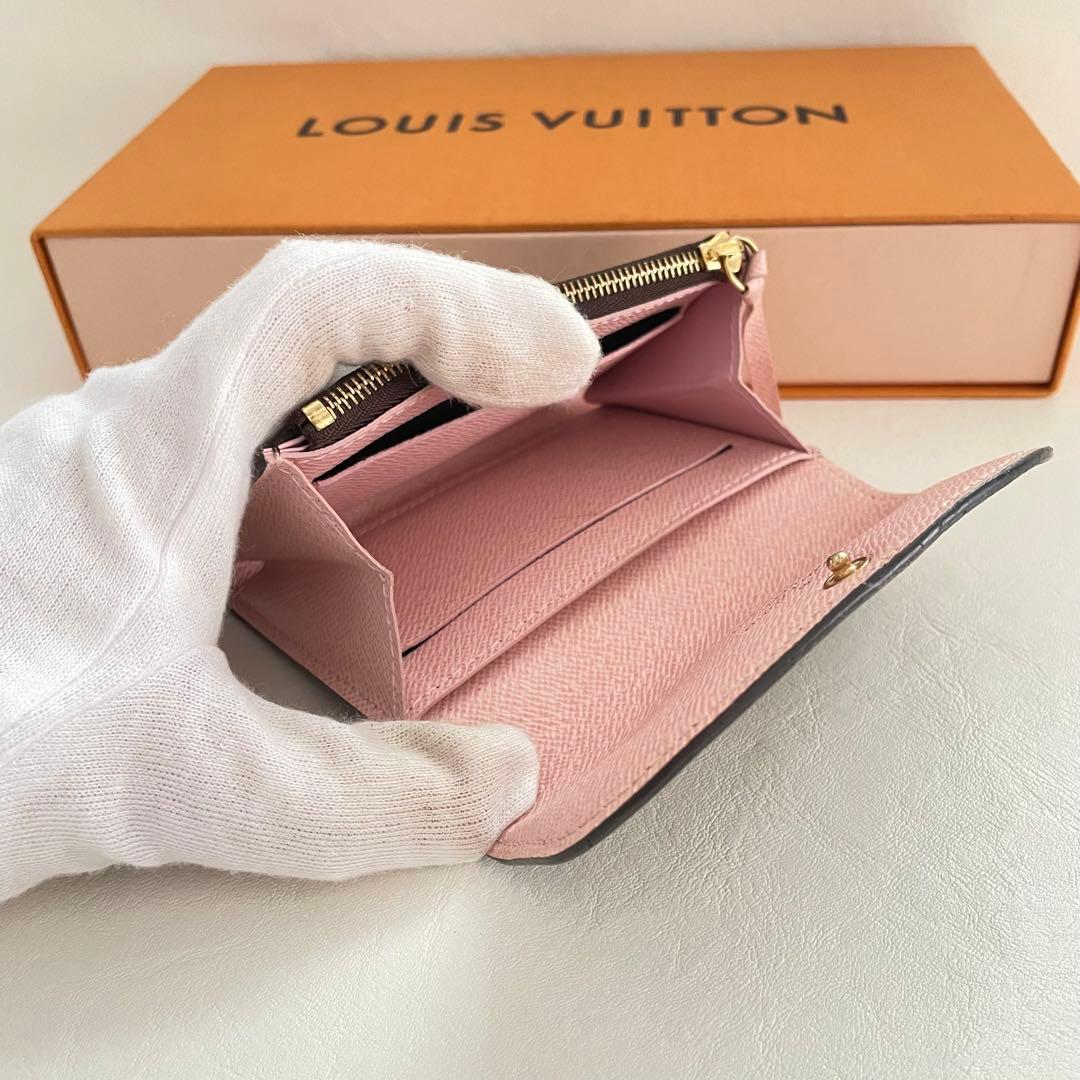 極美品　ルイヴィトン モノグラム　ポルトモネ　ロザリ　ケース　財布