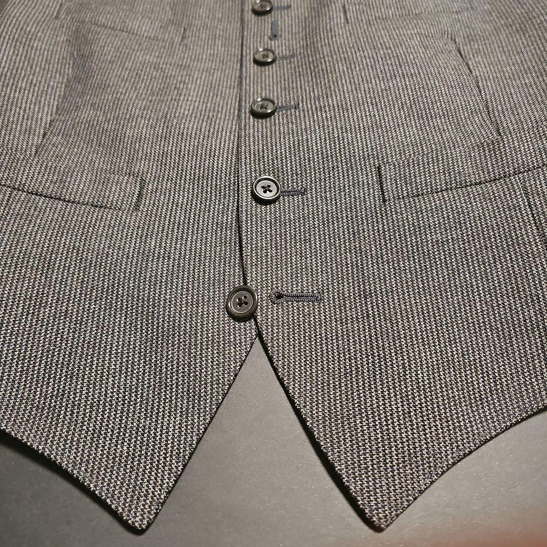 RRL Double RL イタリア製 グレー チェック ベスト 36R