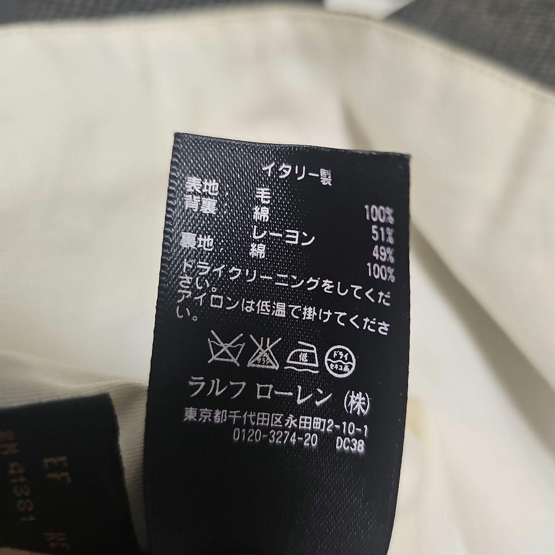 RRL Double RL イタリア製 グレー チェック ベスト 36R