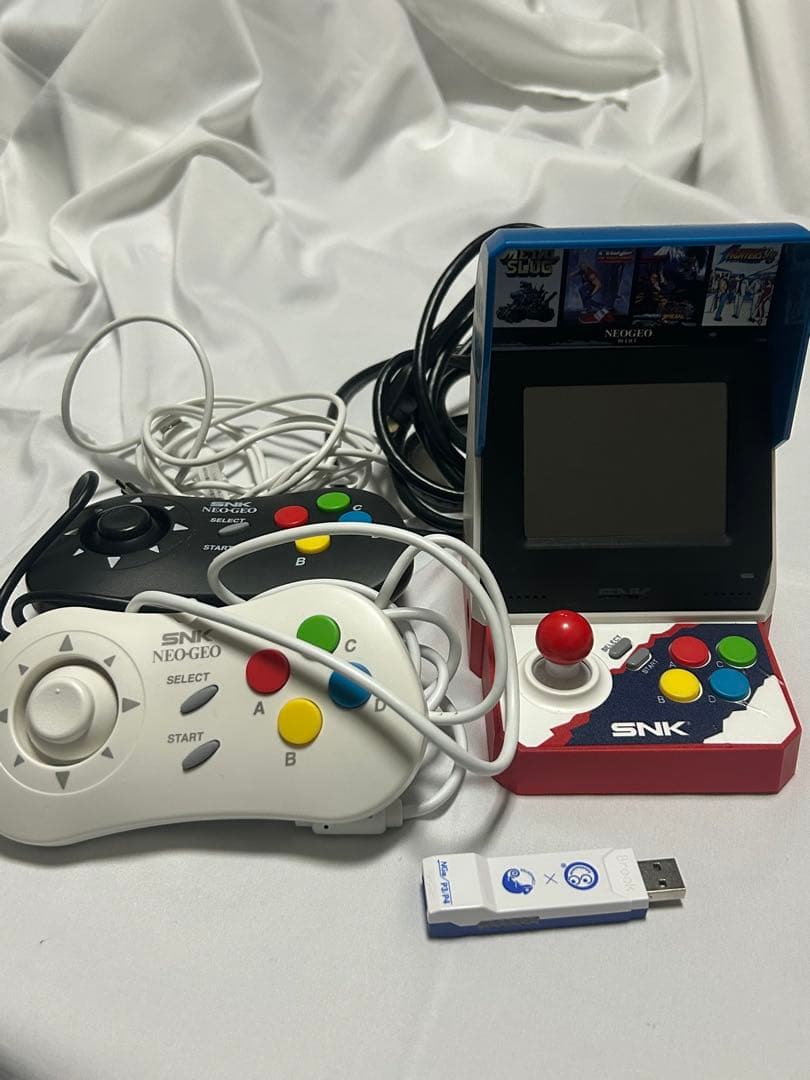 SNK NEOGEO mini ゲーム機 コントローラー＋スーパーコンバーター