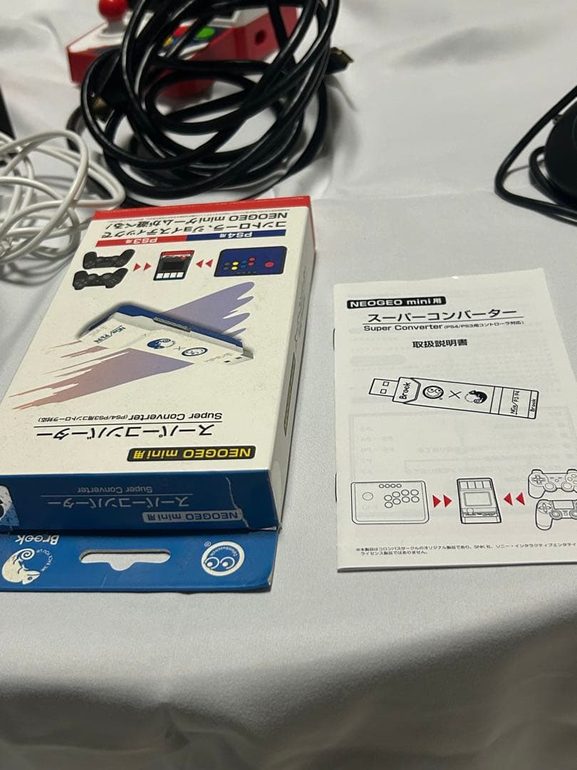 SNK NEOGEO mini ゲーム機 コントローラー＋スーパーコンバーター