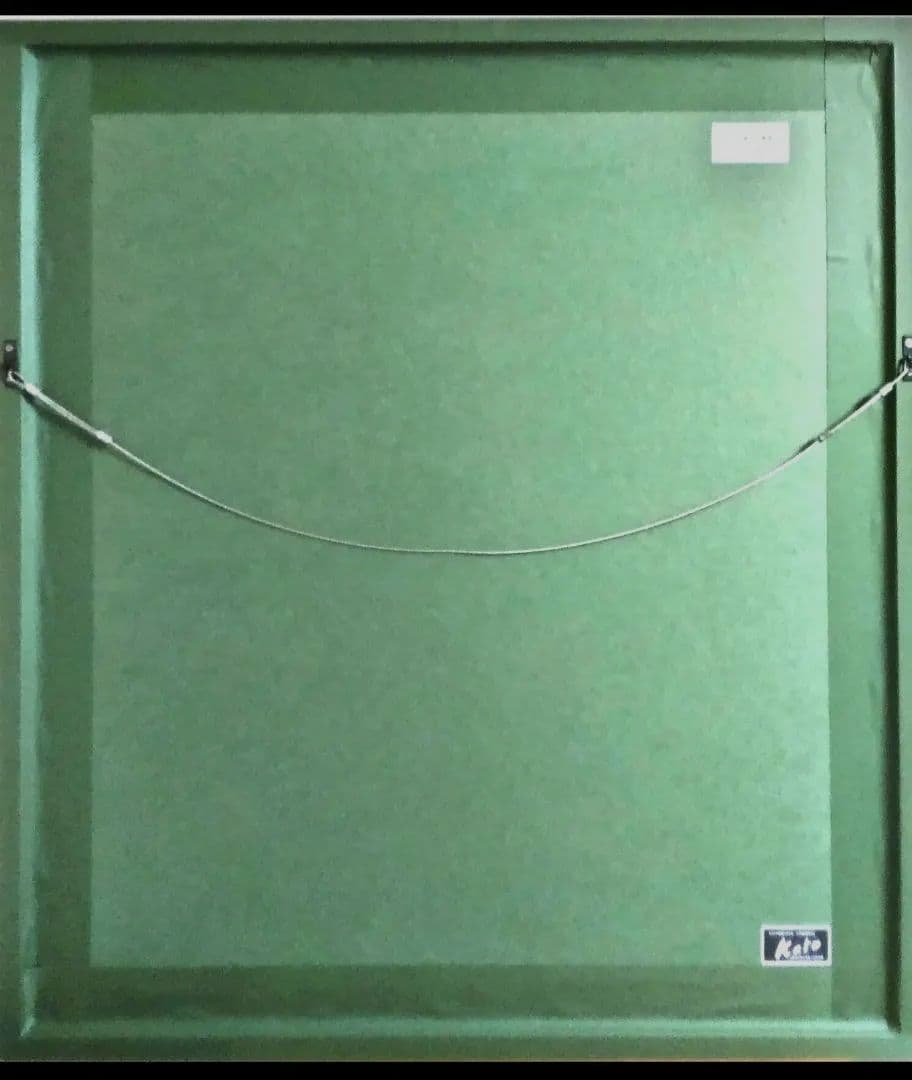 富士に鳳凰（百合）　あいはら友子　開運絵画　真作１０号