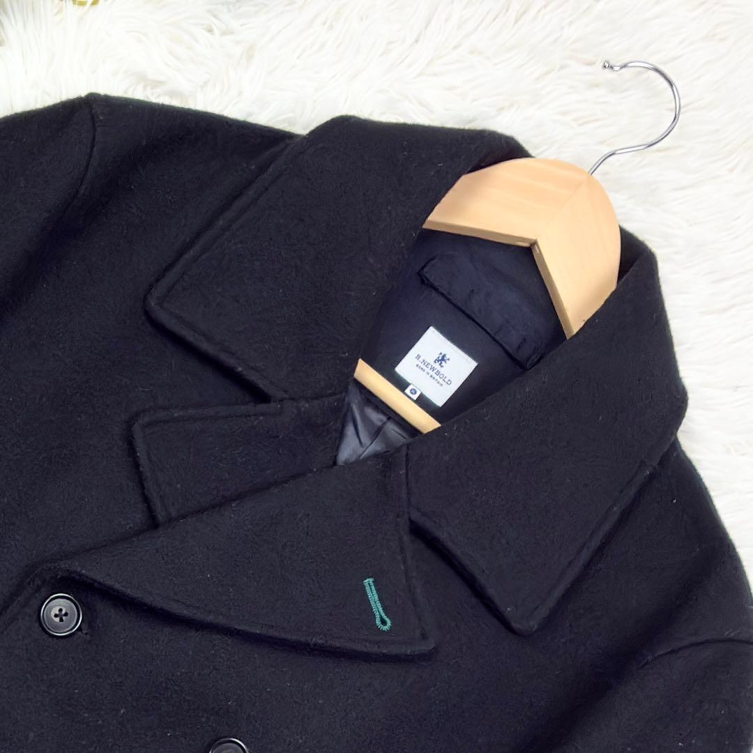 美品　ポールスミス　ウールメルトン　ピーコート　XL　ブラック