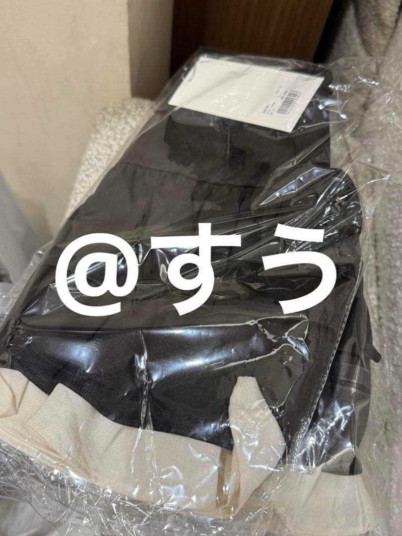 andmary Mel gather skirt ブラック